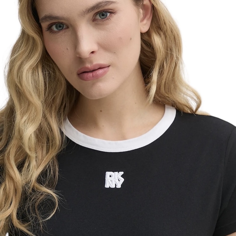 DKNY</br>Γυναικείο T-shirt Μαύρο/Λευκό DJ5T1340-BLW Dkny DKNY</br>Γυναικείο T-shirt Μαύρο/Λευκό DJ5T1340-BLW Dkny