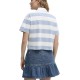 DKNY</br>Γυναικεία Μπλούζα Πόλο Λευκό/Σιέλ DJ5T1421-WHZ DKNY DKNY</br>Γυναικεία Μπλούζα Πόλο Λευκό/Σιέλ DJ5T1421-WHZ DKNY