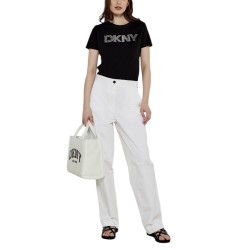 Γυναικείο T-shirt Μαύρο/Ασημί DJ5T1423-BSV DKNY