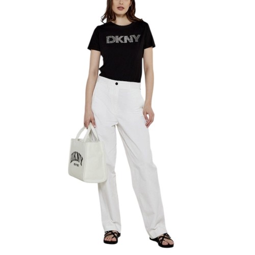 Γυναικείο T-shirt Μαύρο/Ασημί DJ5T1423-BSV DKNY Γυναικείο T-shirt Μαύρο/Ασημί DJ5T1423-BSV DKNY