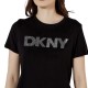 DKNY</br>Γυναικείο T-shirt Μαύρο/Ασημί DJ5T1423-BSV DKNY DKNY</br>Γυναικείο T-shirt Μαύρο/Ασημί DJ5T1423-BSV DKNY
