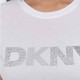 DKNY</br>Γυναικείο T-shirt Λευκό/Ασημί DJ5T1423-WTL DKNY DKNY</br>Γυναικείο T-shirt Λευκό/Ασημί DJ5T1423-WTL DKNY