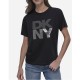 DKNY</br>Γυναικείο T-shirt Μαύρο/Ασημί DJ5T1433-BSV DKNY DKNY</br>Γυναικείο T-shirt Μαύρο/Ασημί DJ5T1433-BSV DKNY