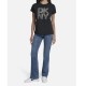 DKNY</br>DKNY DJ5T1628-OKI Γυναικείο T-shirt Μαύρο/Ασημί