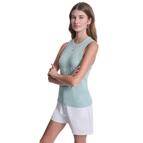 DKNY DJ5T1694-MIN Γυναικείο T-shirt Βεραμάν