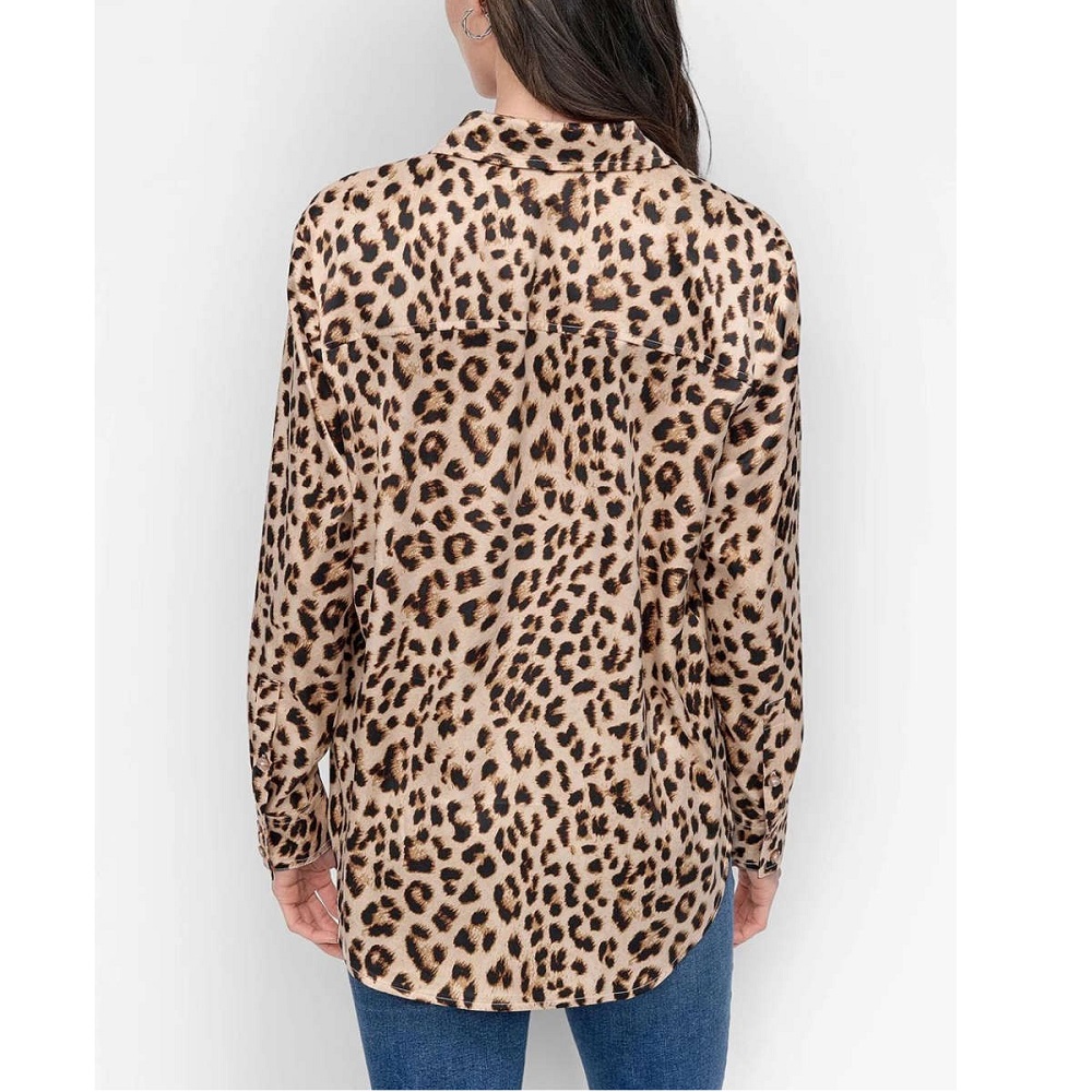 DKNY</br>DKNY DJ5W2029-L3Z Γυναικείο πουκάμισο Μπεζ Λεοπάρ