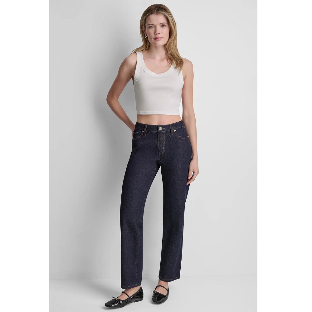 DKNY</br>DKNY DJ6G4249-O09 Γυναικείο Παντελόνι Τζιν Mid-Rise Classic Straight DKNY</br>DKNY DJ6G4249-O09 Γυναικείο Παντελόνι Τζιν Mid-Rise Classic Straight