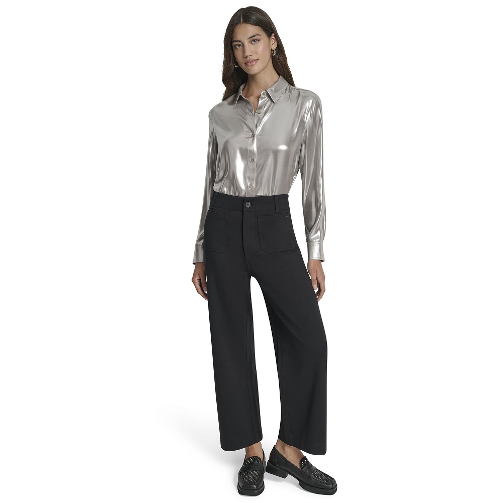 DKNY</br>DKNY DJ6P3119-BLK Γυναικείο Παντελόνι Μαύρο