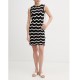 DKNY</br>DKNY DJ6R0205-BU5 Γυναικείο Φόρεμα Αμάνικο Μαύρο/Εκρού DKNY</br>DKNY DJ6R0205-BU5 Γυναικείο Φόρεμα Αμάνικο Μαύρο/Εκρού
