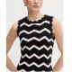 DKNY</br>DKNY DJ6R0205-BU5 Γυναικείο Φόρεμα Αμάνικο Μαύρο/Εκρού DKNY</br>DKNY DJ6R0205-BU5 Γυναικείο Φόρεμα Αμάνικο Μαύρο/Εκρού