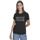 DKNY</br>DKNY DJ6T1692-BSV Γυναικείο T-shirt Μαύρο/Ασημί