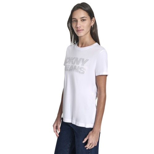 DKNY DJ6T1692-UXU Γυναικείο T-shirt Λευκό