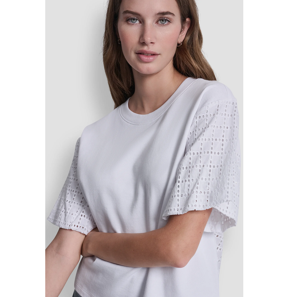 DKNY</br>DKNY DJ6T1731-WHT Γυναικεία Μπλούζα Λευκό DKNY</br>DKNY DJ6T1731-WHT Γυναικεία Μπλούζα Λευκό