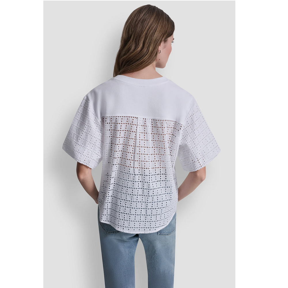 DKNY</br>DKNY DJ6T1731-WHT Γυναικεία Μπλούζα Λευκό DKNY</br>DKNY DJ6T1731-WHT Γυναικεία Μπλούζα Λευκό