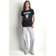 DKNY</br>DKNY DJ6T1796-2L5 Γυναικείο T-shirt Μαύρο/Εκρού DKNY</br>DKNY DJ6T1796-2L5 Γυναικείο T-shirt Μαύρο/Εκρού