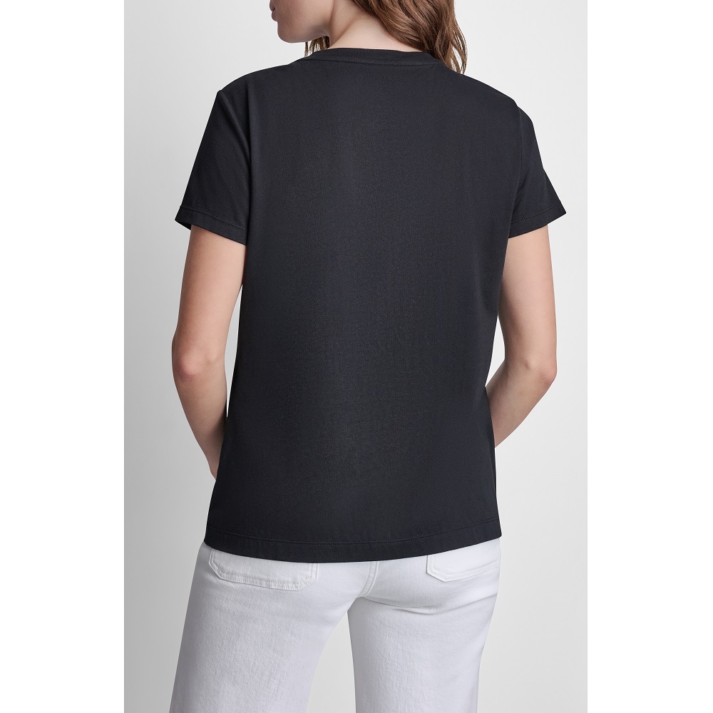 DKNY</br>DKNY DJ6T1796-2L5 Γυναικείο T-shirt Μαύρο/Εκρού DKNY</br>DKNY DJ6T1796-2L5 Γυναικείο T-shirt Μαύρο/Εκρού