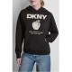 DKNY</br>DKNY DJ6T1805-2L5 Γυναικείο Φούτερ Hoodie Μαύρο/Εκρού DKNY</br>DKNY DJ6T1805-2L5 Γυναικείο Φούτερ Hoodie Μαύρο/Εκρού