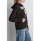 DKNY</br>DKNY DJ6T1805-2L5 Γυναικείο Φούτερ Hoodie Μαύρο/Εκρού DKNY</br>DKNY DJ6T1805-2L5 Γυναικείο Φούτερ Hoodie Μαύρο/Εκρού