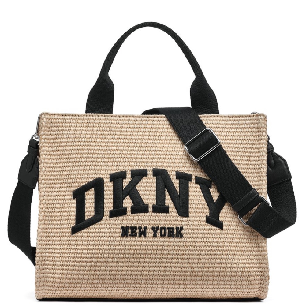 DKNY</br>Γυναικεία Τσάντα Χειρός Μπεζ/Μαύρο HADLEE R51ADR57-NAX DKNY
