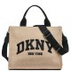 DKNY</br>Γυναικεία Τσάντα Χειρός Μπεζ/Μαύρο HADLEE R51ADR57-NAX DKNY
