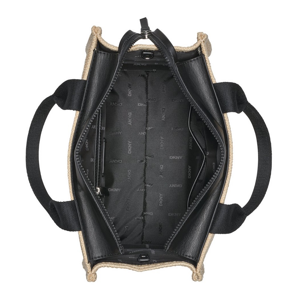 DKNY</br>Γυναικεία Τσάντα Χειρός Μπεζ/Μαύρο HADLEE R51ADR57-NAX DKNY