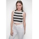 DKNY</br>Γυναικείο Αμάνικο Πουλόβερ Εκρού/Μαύρο DJ4R0168-IVK DKNY DKNY</br>Γυναικείο Αμάνικο Πουλόβερ Εκρού/Μαύρο DJ4R0168-IVK DKNY