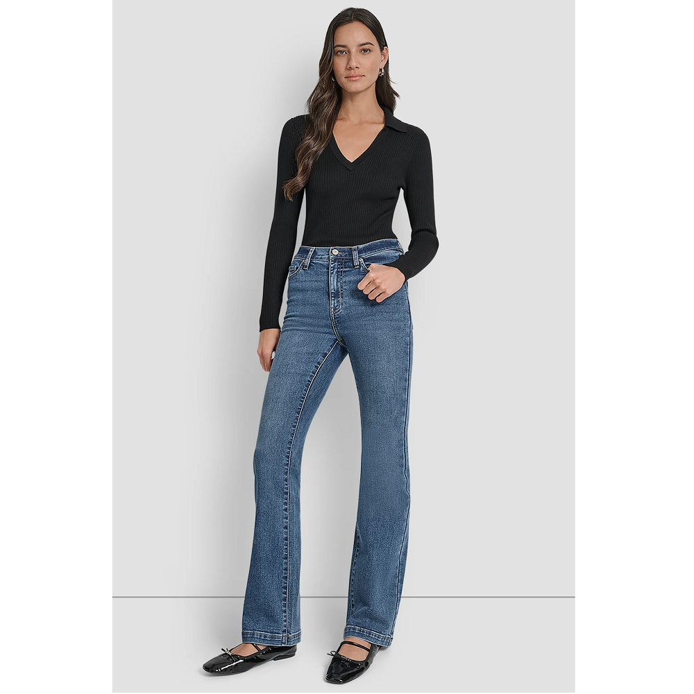 DKNY</br>DKNY DJ5M4005-F3J Γυναικείο Παντελόνι Τζιν Μπλε