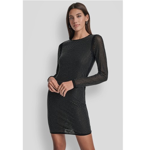 DKNY DJ5D9132-BSV Γυναικείο Φόρεμα Μαύρο