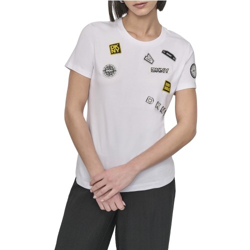 DKNY P52H0WNA-WHT Γυναικείο T-shirt Λευκό DKNY P52H0WNA-WHT Γυναικείο T-shirt Λευκό