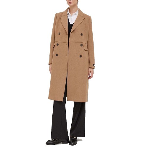 Γυναικείο Παλτό Μάλλινο Κάμελ DL3MWM97-CAM DKNY