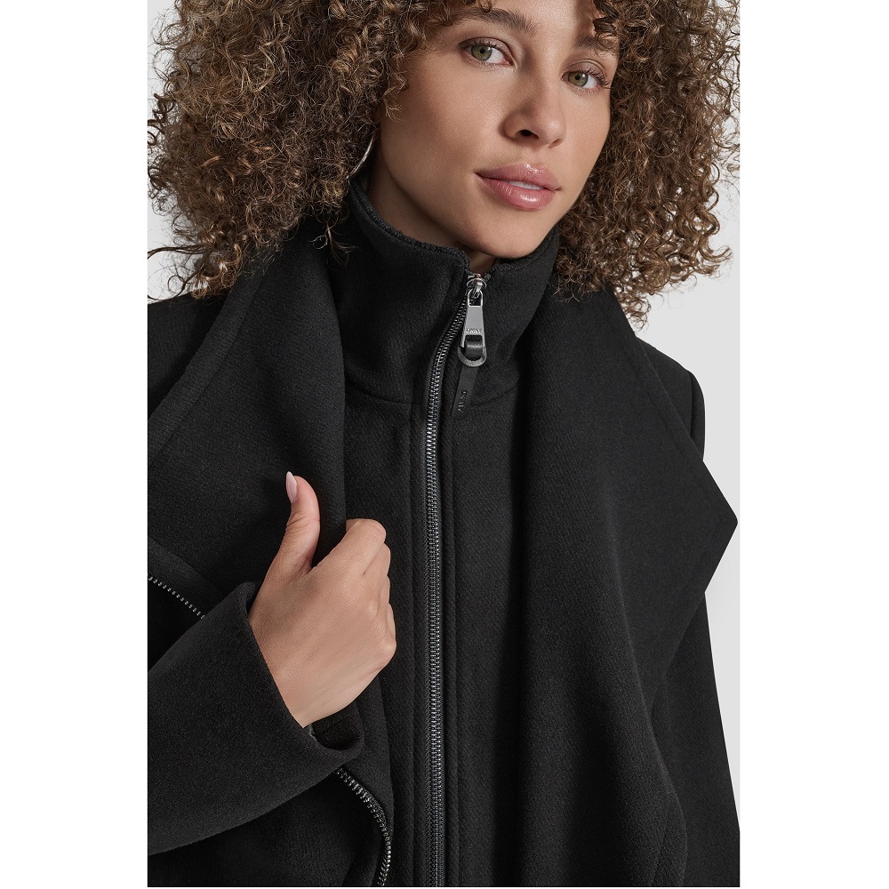 DKNY</br>DKNY DLEMWY40-BLK Γυναικείο Παλτό Μαύρο Μάλλινο DKNY</br>DKNY DLEMWY40-BLK Γυναικείο Παλτό Μαύρο Μάλλινο