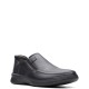CLARKS</br>Ανδρικά Παντοφλέ Παπούτσια Μαύρο Δέρμα DONAWAY STEP Clarks