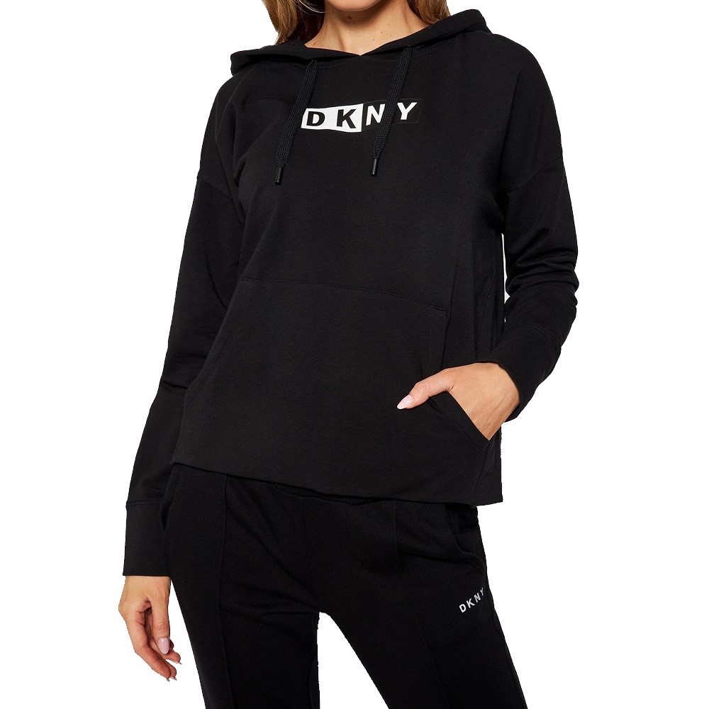 DKNY</br>Γυναικείο Φούτερ Μαύρο DP0T7713-BLK DKNY DKNY</br>Γυναικείο Φούτερ Μαύρο DP0T7713-BLK DKNY