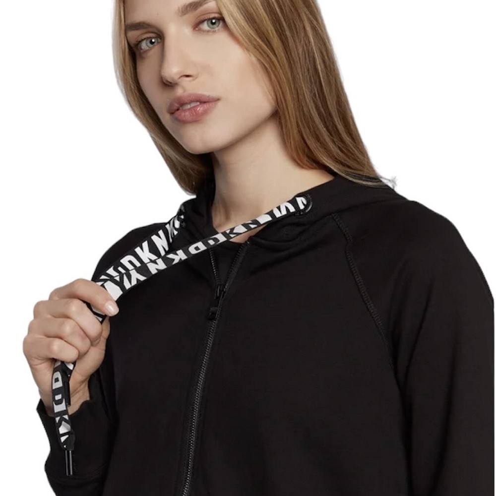 DKNY</br>Γυναικεία Ζακέτα Φούτερ Μαύρο DP2J8598-BLK DKNY DKNY</br>Γυναικεία Ζακέτα Φούτερ Μαύρο DP2J8598-BLK DKNY