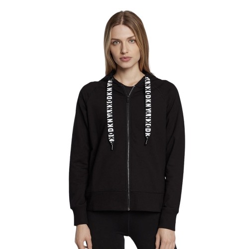 Γυναικεία Ζακέτα Φούτερ Μαύρο DP2J8598-BLK DKNY Γυναικεία Ζακέτα Φούτερ Μαύρο DP2J8598-BLK DKNY