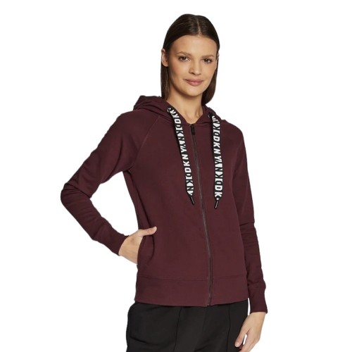 Γυναικεία Ζακέτα Φούτερ Μπορντό DP2J8598-CUT DKNY Γυναικεία Ζακέτα Φούτερ Μπορντό DP2J8598-CUT DKNY