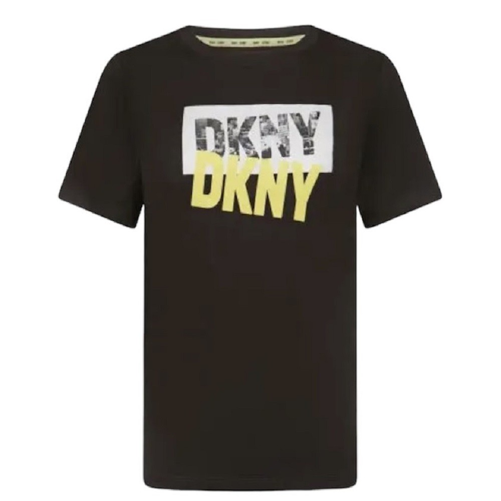 DKNY</br>Γυναικεία T-shirt Μαύρο/Κίτρινο DP2T9243-KFΝ DKNY DKNY</br>Γυναικεία T-shirt Μαύρο/Κίτρινο DP2T9243-KFΝ DKNY