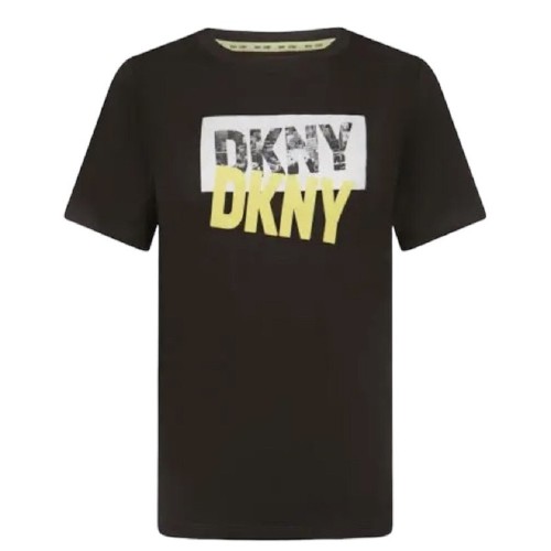 Γυναικεία T-shirt Μαύρο/Κίτρινο DP2T9243-KFΝ DKNY