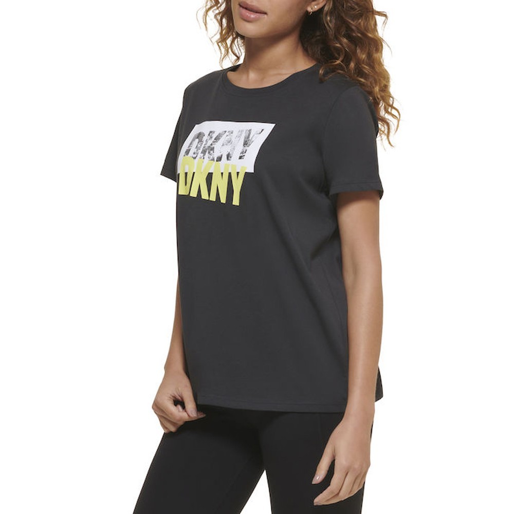 DKNY</br>Γυναικεία T-shirt Μαύρο/Κίτρινο DP2T9243-KFΝ DKNY DKNY</br>Γυναικεία T-shirt Μαύρο/Κίτρινο DP2T9243-KFΝ DKNY