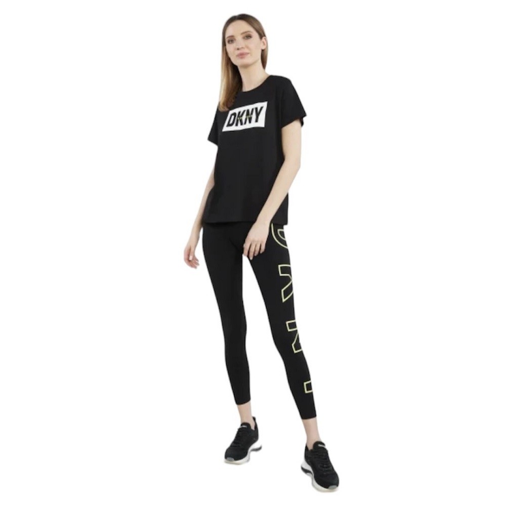 DKNY</br>Γυναικείο T-shirt Μαύρο/Κίτρινο DP2T9244-KFN DKNY DKNY</br>Γυναικείο T-shirt Μαύρο/Κίτρινο DP2T9244-KFN DKNY