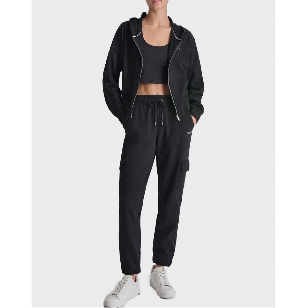DKNY</br>Γυναικεία Ζακέτα Φούτερ Μαύρο DP4J9489-BWG DKNY DKNY</br>Γυναικεία Ζακέτα Φούτερ Μαύρο DP4J9489-BWG DKNY