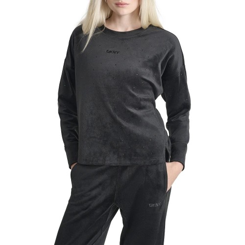 Γυναικεία Μπλούζα Μαύρο DP4T1061-BBL DKNY Γυναικεία Μπλούζα Μαύρο DP4T1061-BBL DKNY