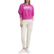 Γυναικείο Φούτερ Φούξια DP4T9944-FQ4 DKNY Γυναικείο Φούτερ Φούξια DP4T9944-FQ4 DKNY
