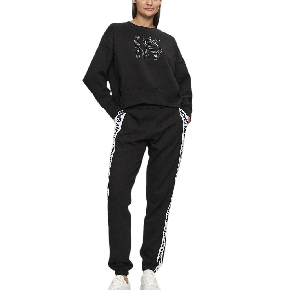 DKNY</br>Γυναικείο Φούτερ Μαύρο DP4T9968-BWG DKNY DKNY</br>Γυναικείο Φούτερ Μαύρο DP4T9968-BWG DKNY