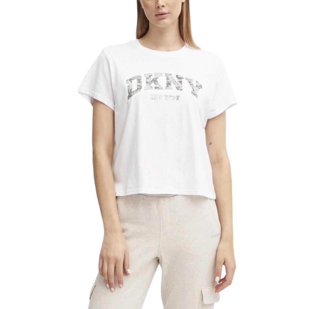 DKNY</br>Γυναικείο T-shirt Λευκό DP4T9991-WHT DKNY DKNY</br>Γυναικείο T-shirt Λευκό DP4T9991-WHT DKNY