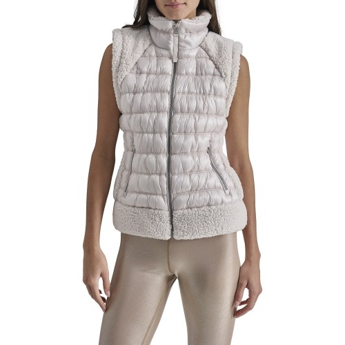 Γυναικείο Αμάνικο Μπουφάν Εκρού DP4V3163-OTA DKNY Γυναικείο Αμάνικο Μπουφάν Εκρού DP4V3163-OTA DKNY