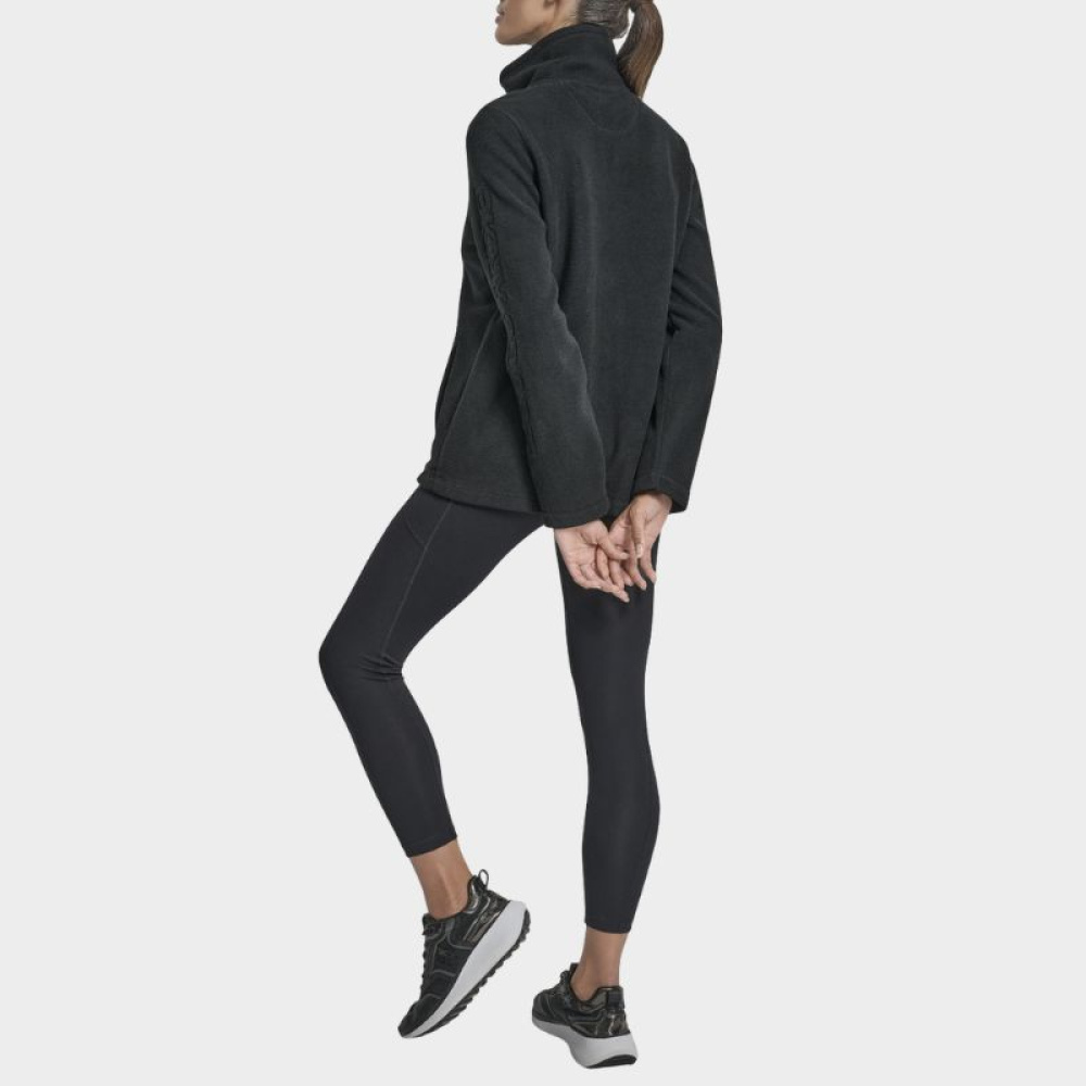 DKNY</br>DKNY DP5J9481-BLK Γυναικεία Ζακέτα Fleece Μαύρο DKNY</br>DKNY DP5J9481-BLK Γυναικεία Ζακέτα Fleece Μαύρο