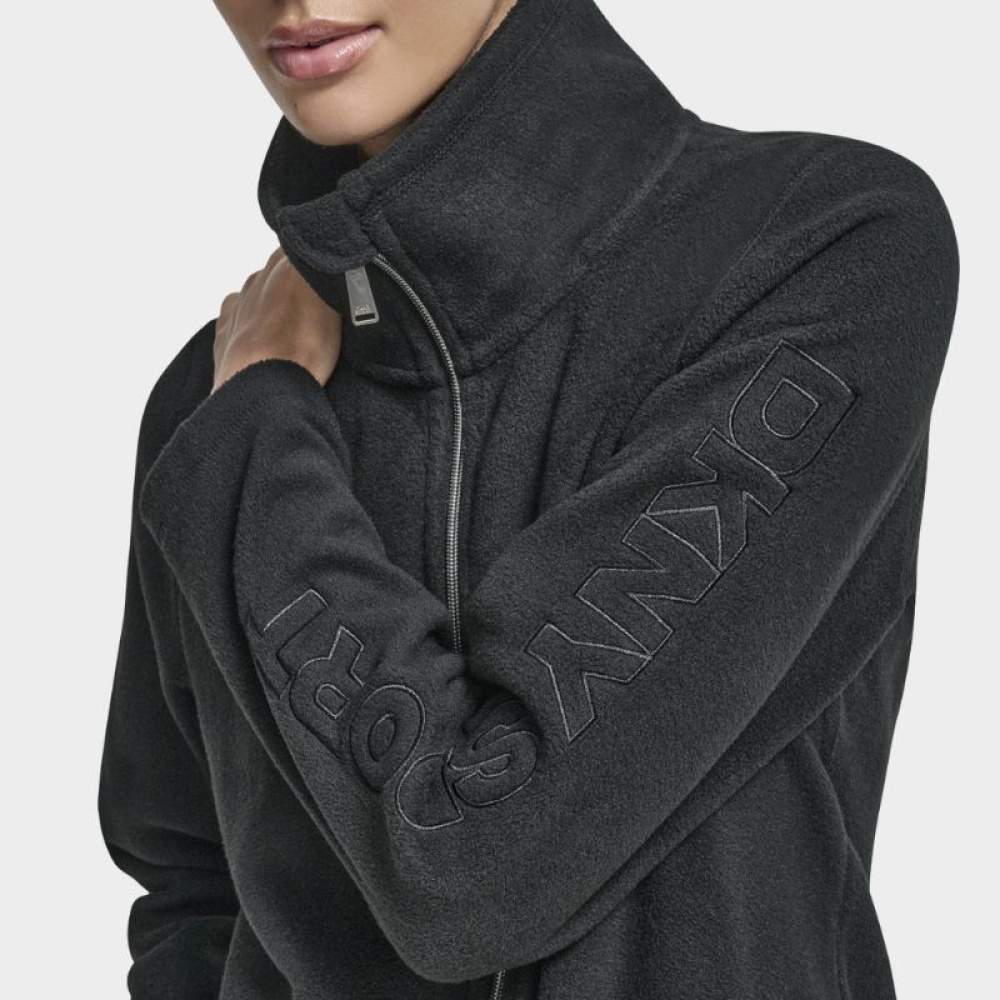 DKNY</br>DKNY DP5J9481-BLK Γυναικεία Ζακέτα Fleece Μαύρο DKNY</br>DKNY DP5J9481-BLK Γυναικεία Ζακέτα Fleece Μαύρο