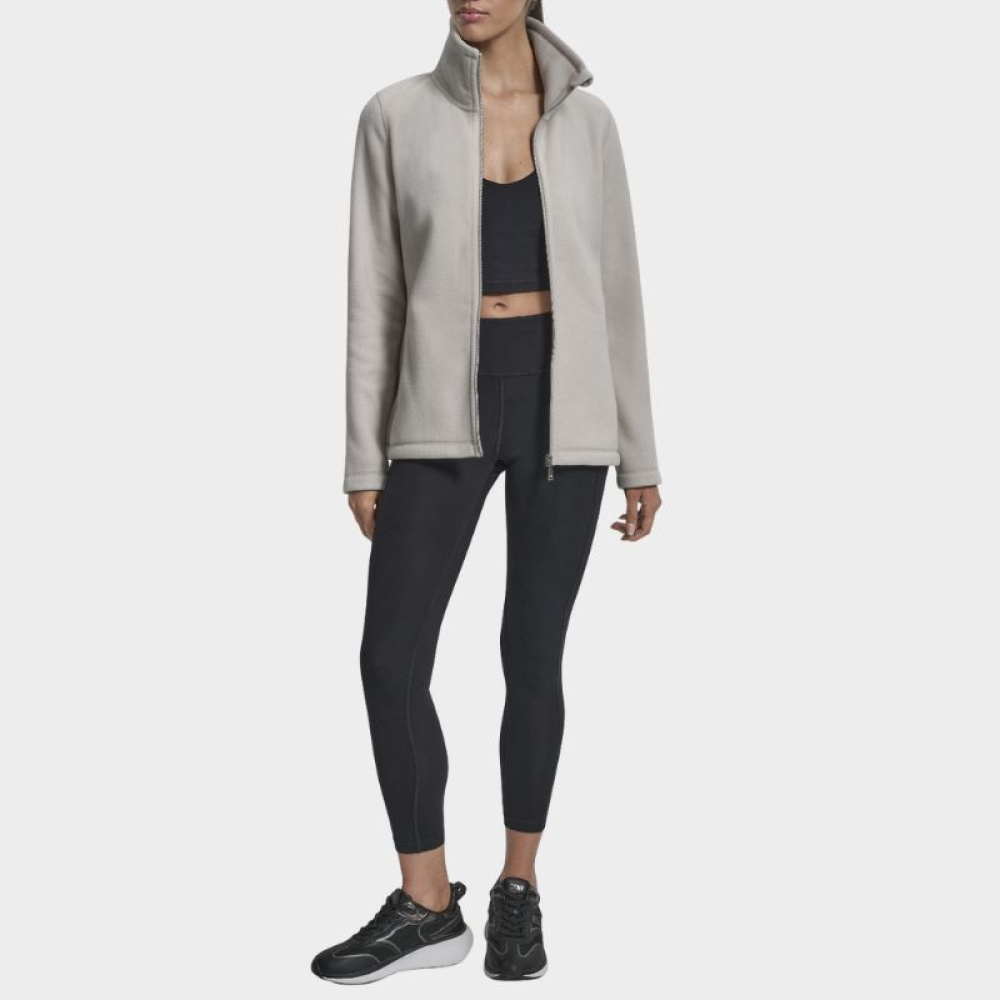 DKNY</br>DKNY DP5J9481-OTA Γυναικεία Ζακέτα Fleece Γκρι DKNY</br>DKNY DP5J9481-OTA Γυναικεία Ζακέτα Fleece Γκρι