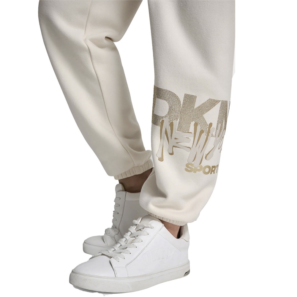 DKNY</br>DKNY DP5P3742-I1K Γυναικείο Παντελόνι Φούτερ Εκρού DKNY</br>DKNY DP5P3742-I1K Γυναικείο Παντελόνι Φούτερ Εκρού